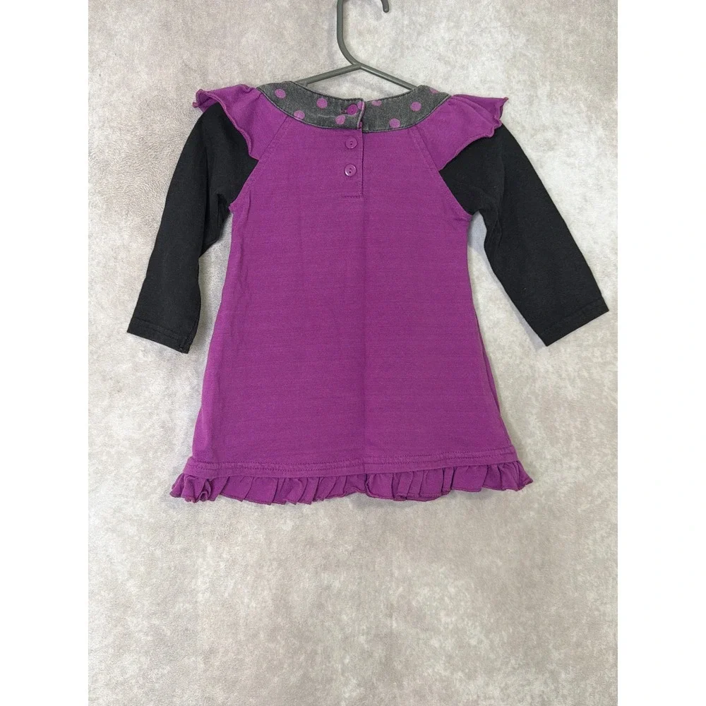 2012 Nickelodeon‎ Dora the Explorer Dress Baby Long Sleeve Purple Black 18M
